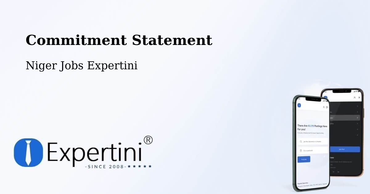 Corporate Commitment – Kollo Department - Niger Jobs Expertini